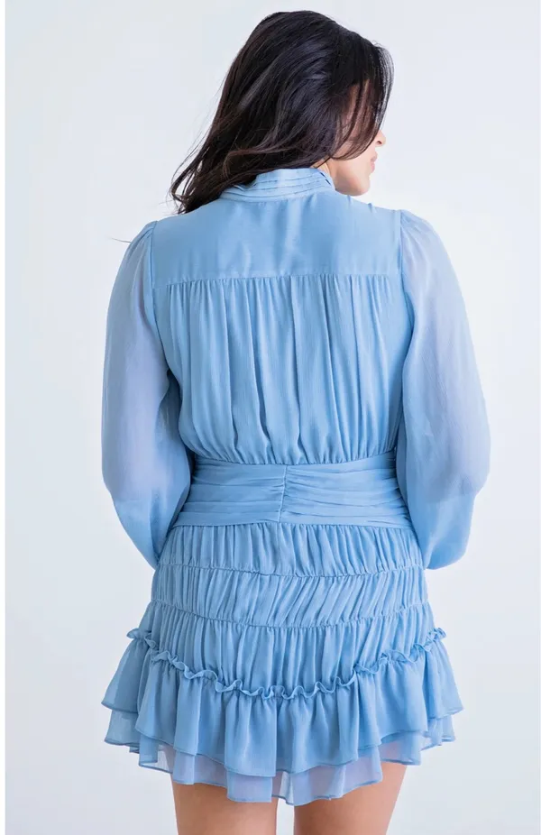 Karlie Blue Dress - Image 2