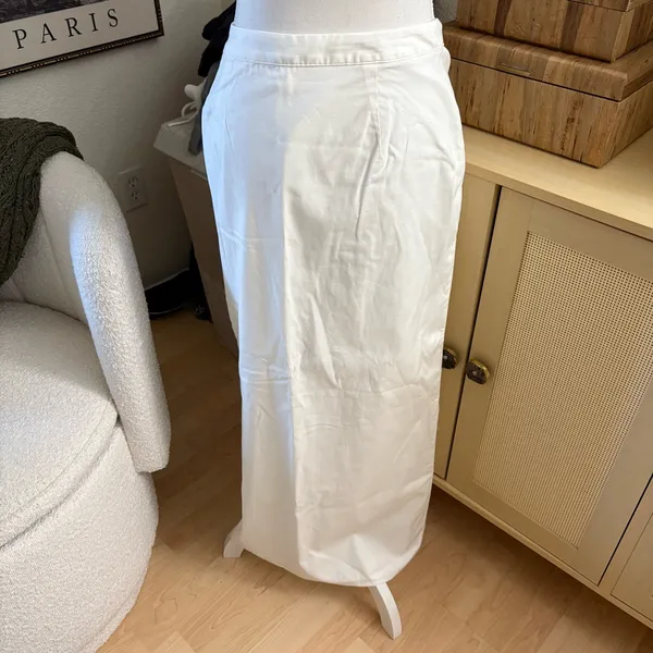 REFORMATION‎ Mylie Organic Cotton-Blend Wrap Skirt Size 4 - Image 4