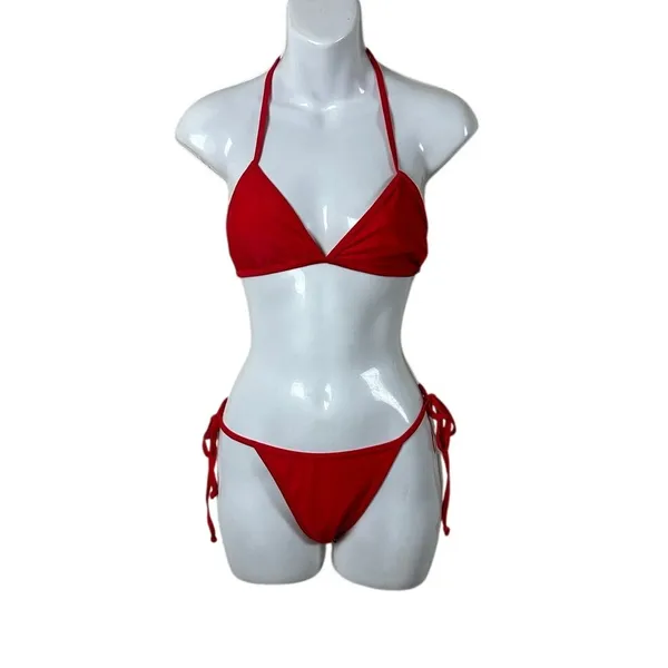 Kendall & Kylie Red Bikini size M - Image 2