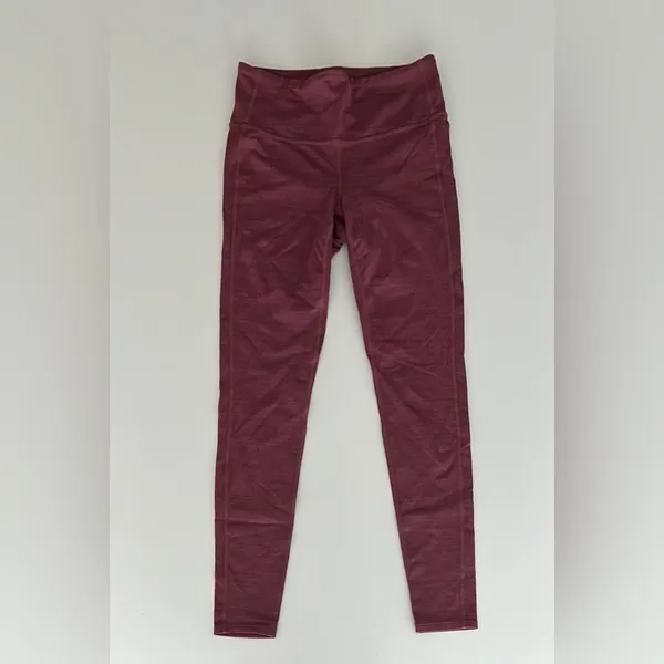 Athleta Full Length Leggings Mauve Pink Size Small - Image 2