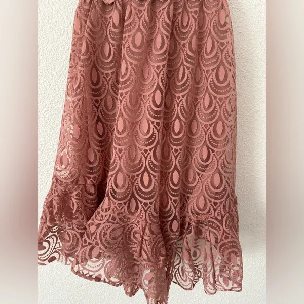 FREE PEOPLE FP ONE "ADELLA" BURNOUT SLIP DRESS sz M - Image 8