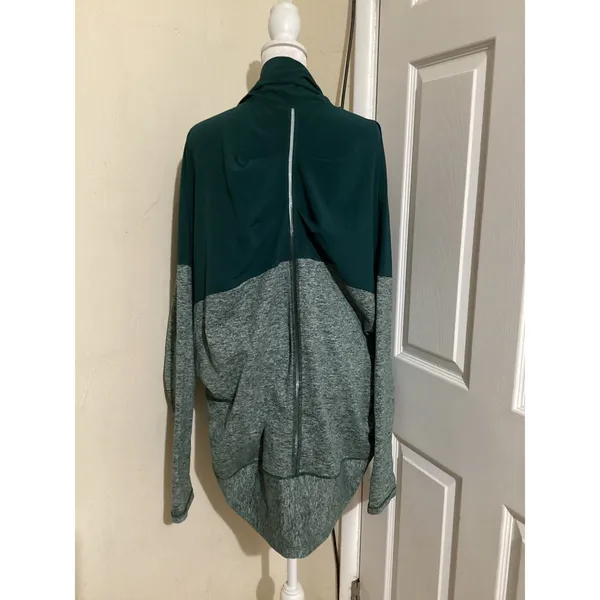 Zella Sweater Womens Medium Large Colorblock Open Front Jacket Cardigan Yoga - Image 3