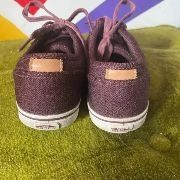 Vans Burgundy Women’s Woven Ultractive Shoes Size 6 EUC! 010‎ - Image 4