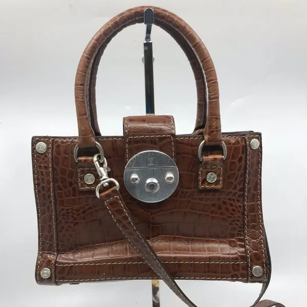 Michael Kors Brown Medium Leather CrossBody Bag - Image 8