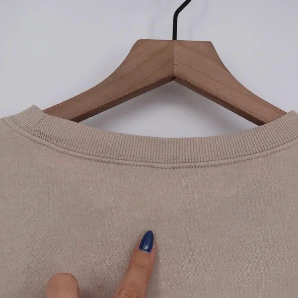 H&M Divided Oversized Crewneck Sweatshirt Tan Beige XL - Image 4