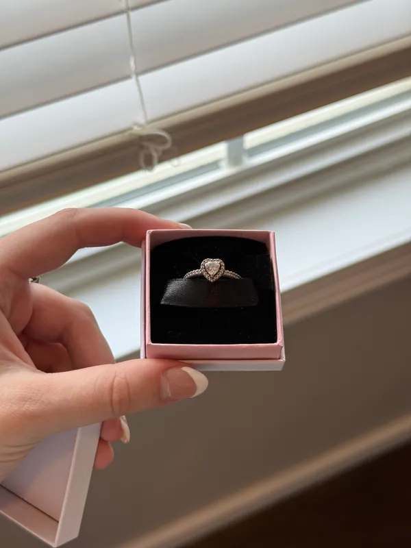 Pandora Elevated Heart Ring - Image 3