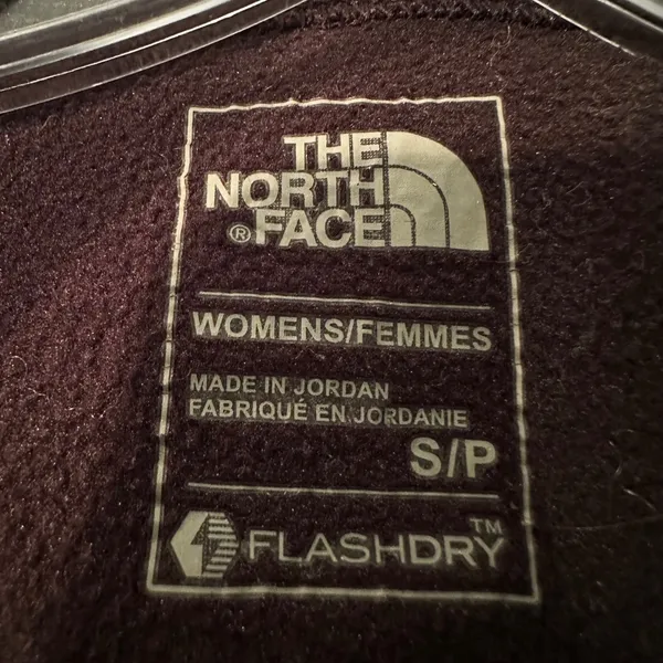 The North‎ Face Full Zip Hoodie Jacket Women's Small Black FlashDry Activewear - Image 7