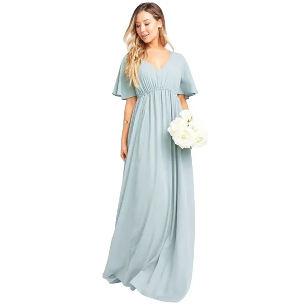 Show Me Your Mumu Silver Sage Maxi Dress NWT Bridesmaid Large - Image 3