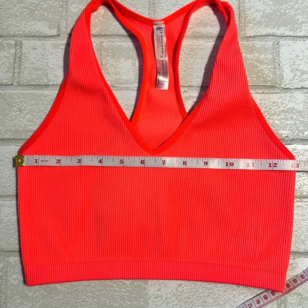 Free People Neon Ribbed Racerback Bra/Top - Image 4