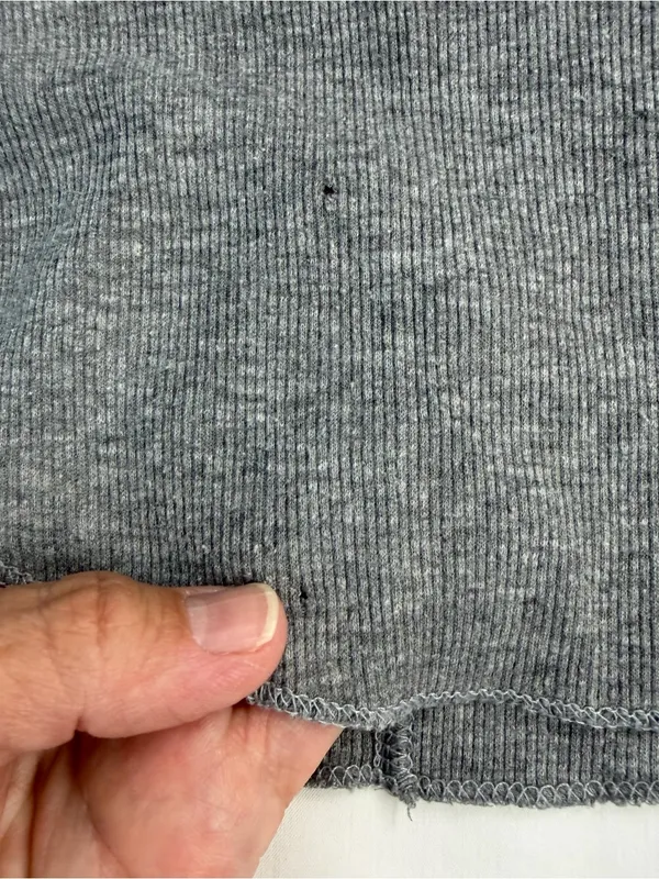 Aeropostale Ribbed Henley Long Sleeve Top, Size: X-Small - Image 9