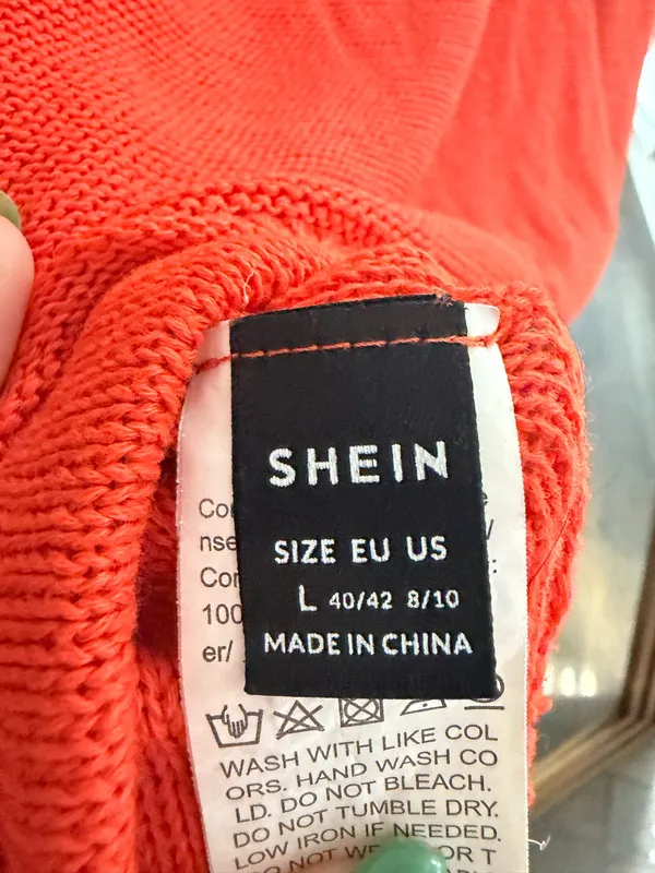 Orange short sleeve sweater  - Image 3