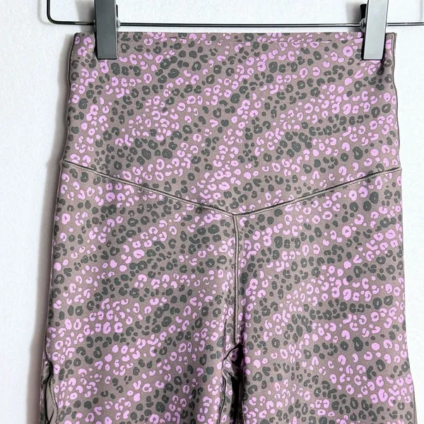 Offline By Aerie High Rise Real Me Pink Brown Leopard Print 7/8 Leggings Size S - Image 4