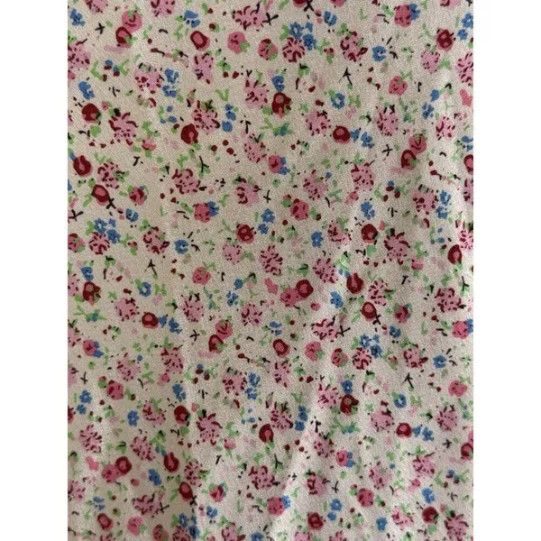 PRINCESS POLLY The Veronica Satin Floral Midi Dress Spaghetti Strap V Neck Sz 10 - Image 10