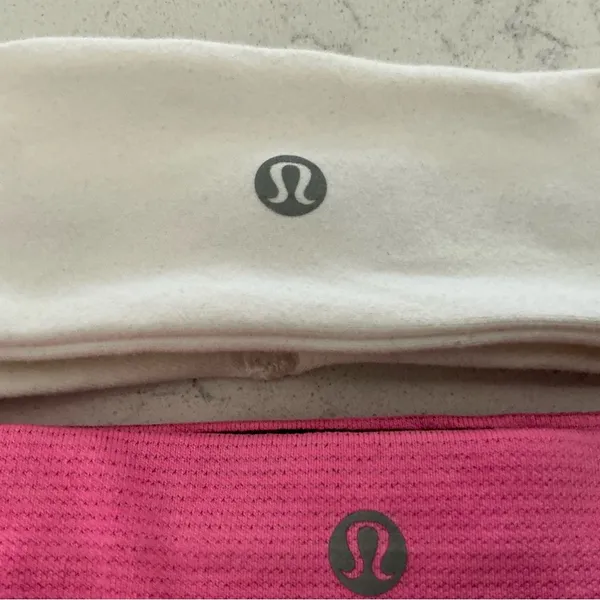 Lululemon Headbands Trio - White ,Pink, Multicolor - Image 5