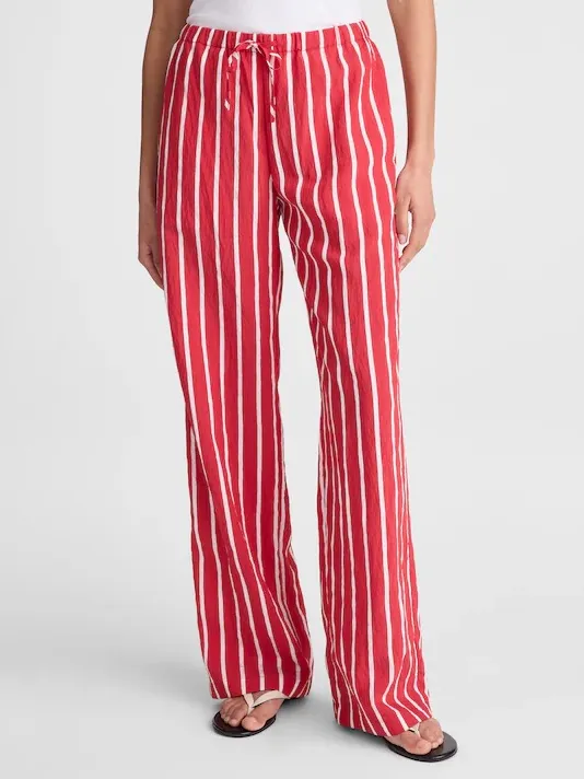 Madewell Pull On Pants in Varsity Red Size Small NWT - Image 2