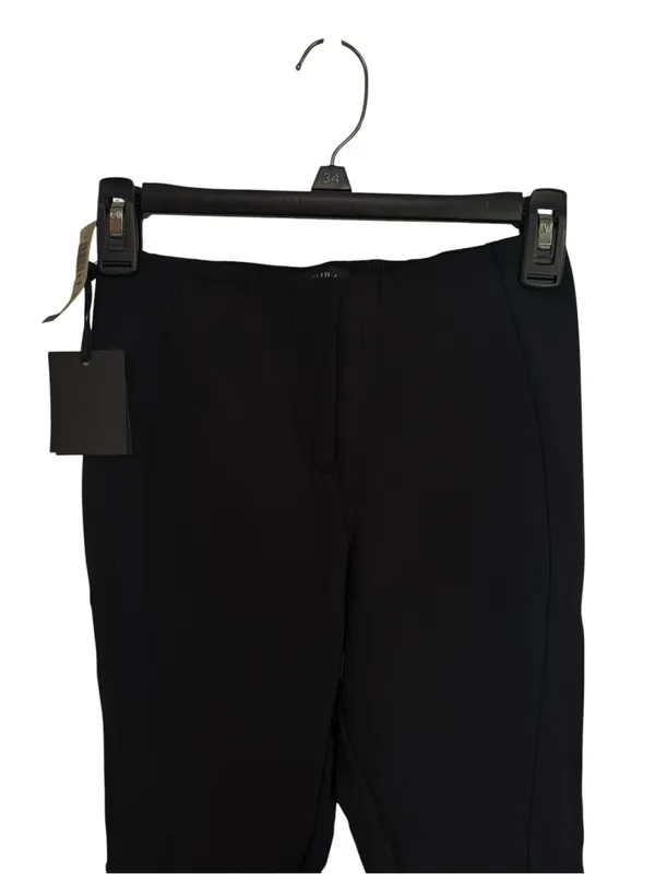 Aritzia Talula Panel Black Neoprene Scuba Ponte Skinny Seam Panel Slim Pants XS - Image 5