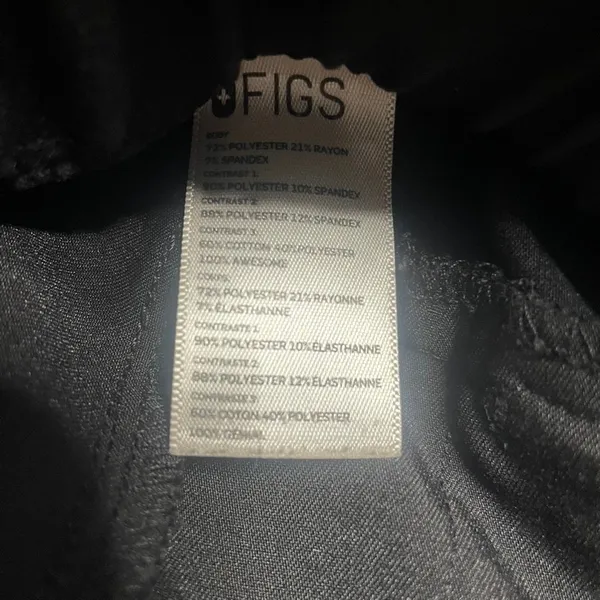 Disney x FIGS Zamorra Jogger Scrub‎ Pants Black Mickey Mouse Women XXS Limited - Image 3