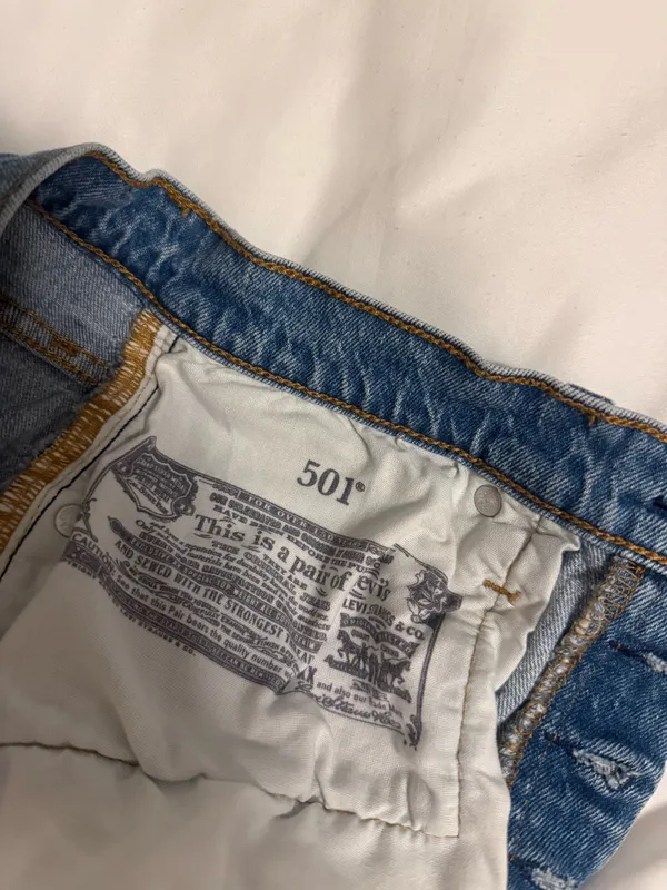 Levi’s 501 Shorts Denim High-Rise - Image 3