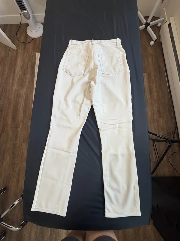 Abercrombie Leather Jeans Mixed Slim Straight Curve - Image 2
