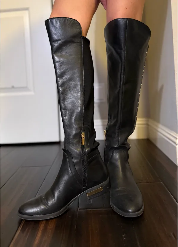 Vince Camuto Boots Leather Knee-High 6 - Image 2