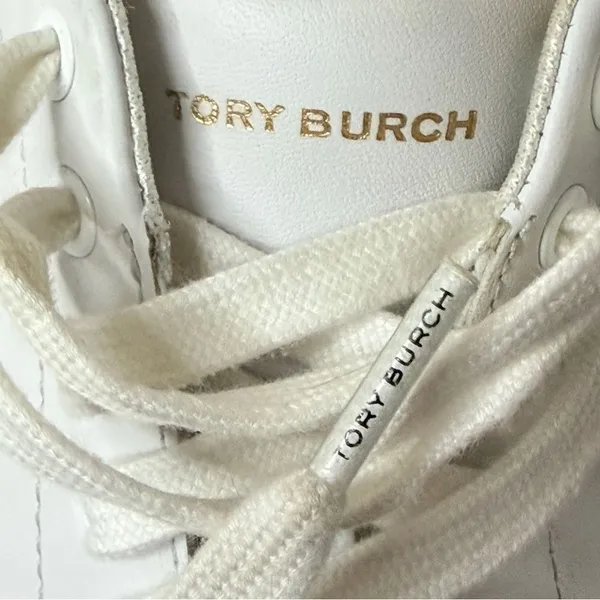 TORY‎ BURCH Women's Howell Court Sneakers, Size 6M - Image 8