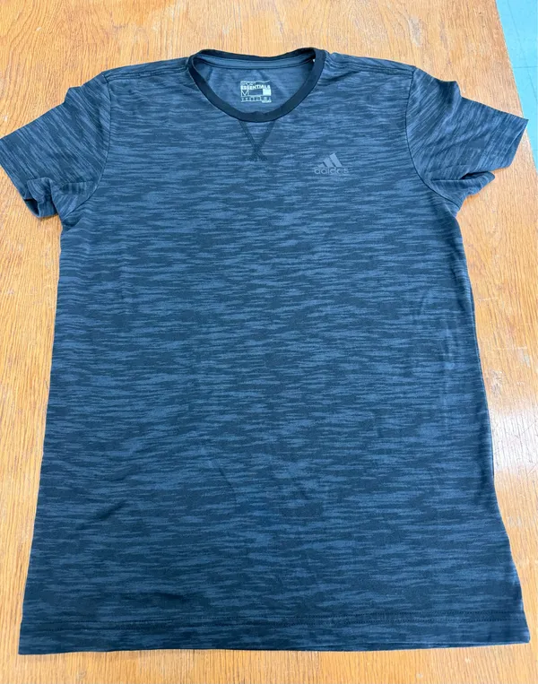 Adidas Women’s Black heather crew neck sport tee - Image 4