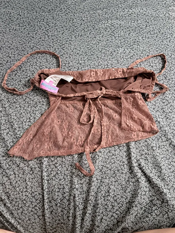 Edikted Brown Top lace  - Image 2