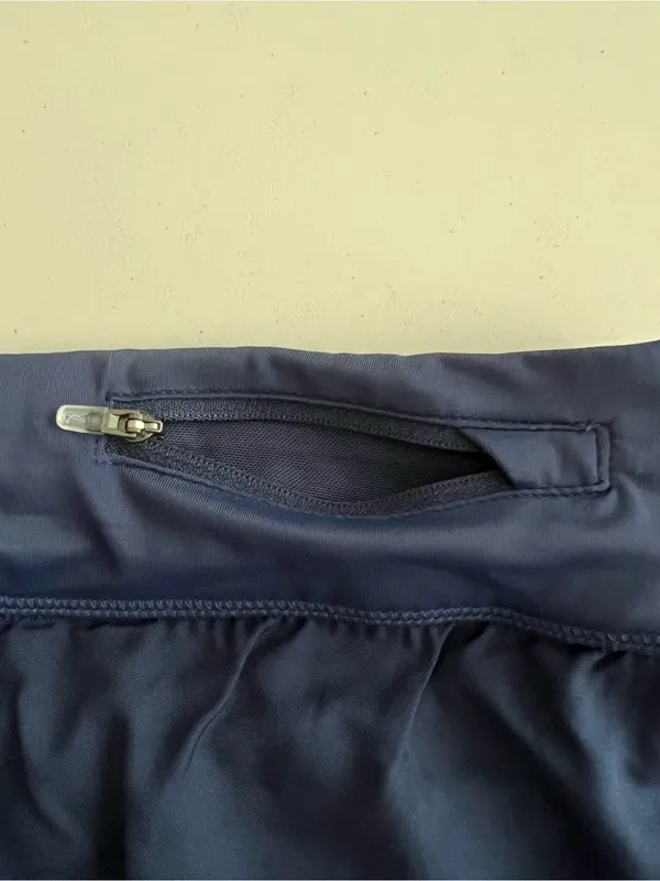 Nike Women's Navy swim Shorts with Built-In Liner - Image 3