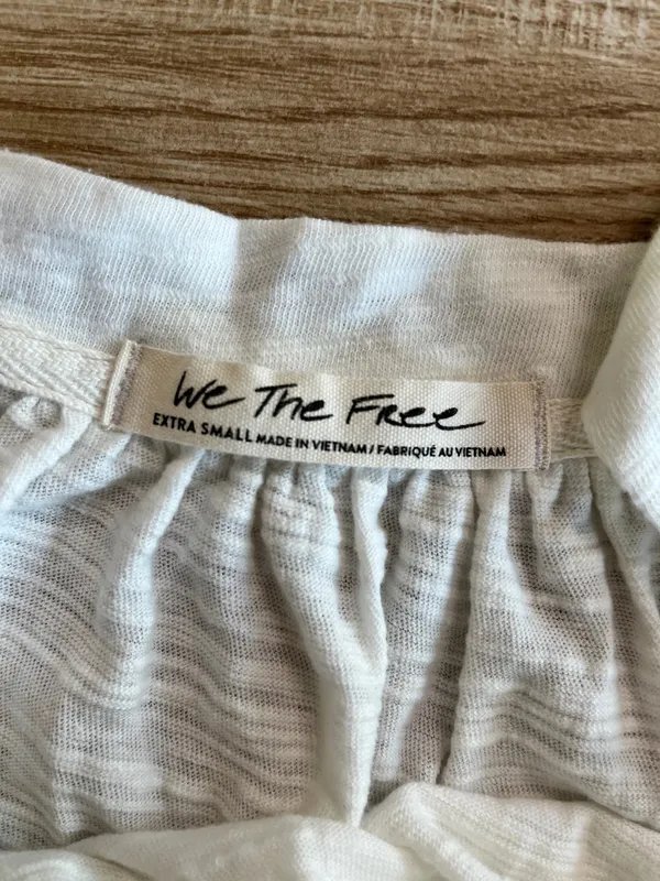 Womens We The Free White Tank Top - XS - Image 4