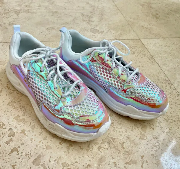 Reflective Sneakers Multiple Size 6 - Image 2