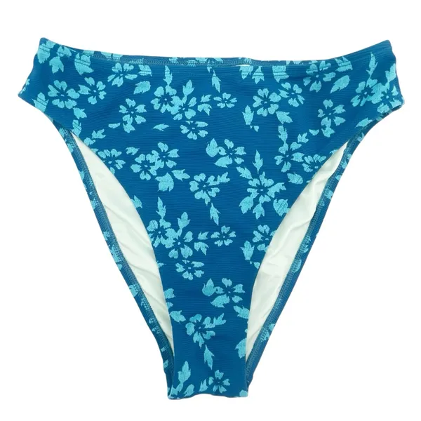NWT Cupshe Moroccan Blue Underwire Bikini Set L Top M Bottom Floral M/L Swim NEW - Image 9
