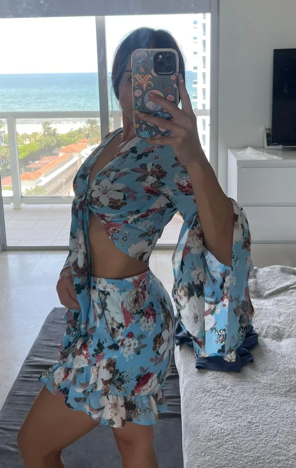 Floral Short Set Multi - Image 4