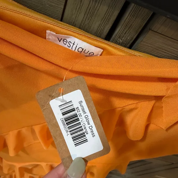 vestique sunset glow dress Orange - Image 3