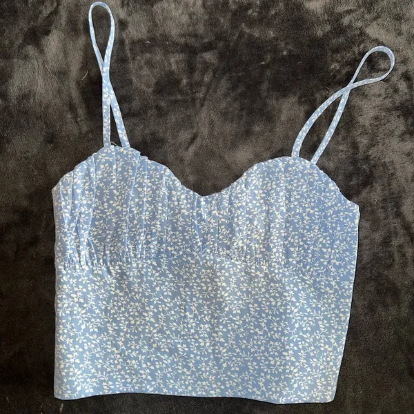 Princess Polly Tiarnie Top in Blue Size 6 - Image 12