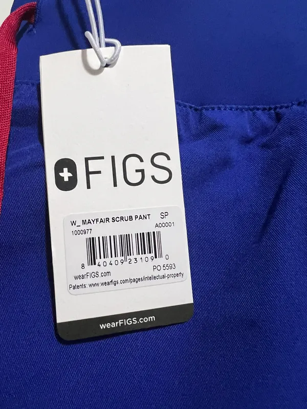 FIGS High Waisted Mayfair Skinny Tapered Scrub Pants - Small Petite - Image 3