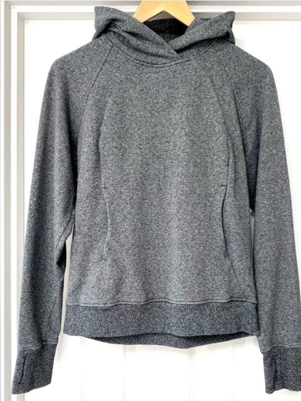 Lululemon Scuba Pullover Heathered Core Ultra Grey Size 6 - Image 2