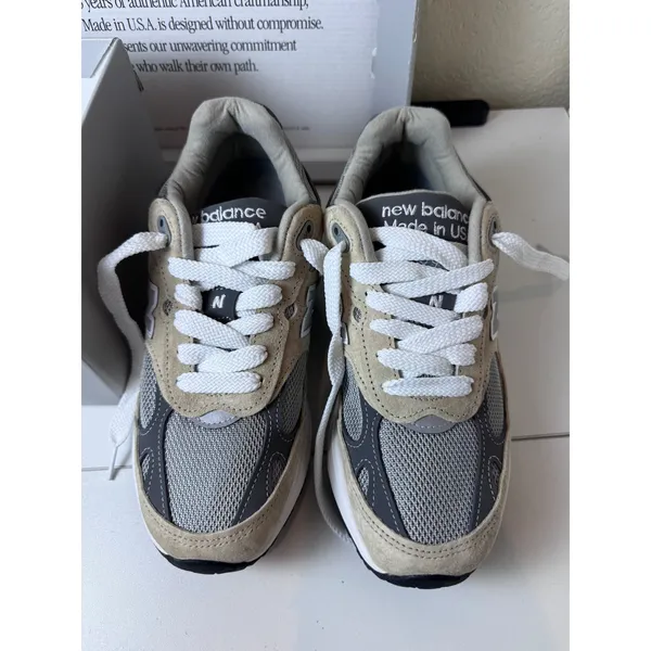 New Balance 993 Made in USA Grey Sneakers Women 5.5 Medium U993IG Minimalist‎ - Image 4