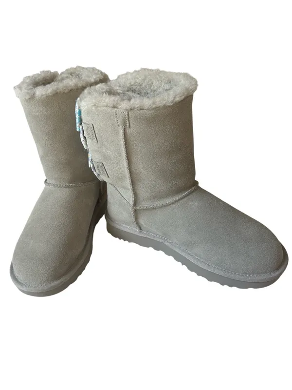 UGG Bailey Bow Abstract Splatter Boots - Image 3