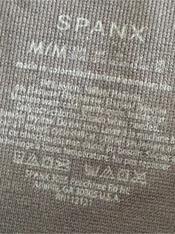 SPANX Leggings Look at Me Now High-Waisted Seamless Black Camo Size M - Image 5