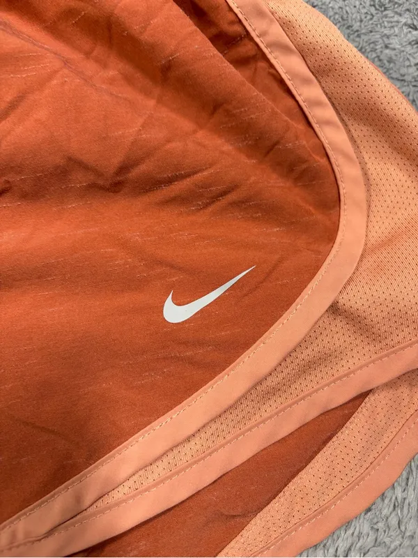 Nike Women's Rust Orange Running Shorts small - Image 3
