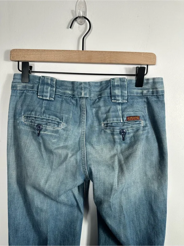 7 For‎ All Mankind Vintage Y2K Flare Jeans Women’s Size 26 - Image 5