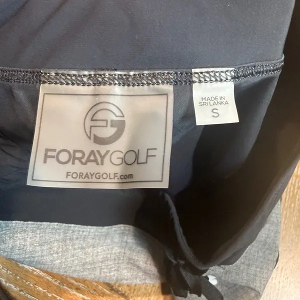 Foray Golf Core Tulip Skort Drawstring Waistband Gray Black Size‎ Small - Image 5