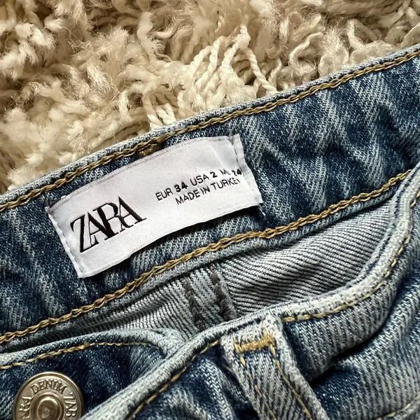 Zara Slim Fit Denim Jeans - Image 3