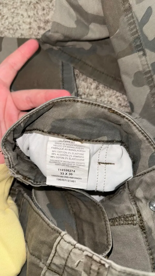 Wrangler Camo Cargo Pants - Image 4