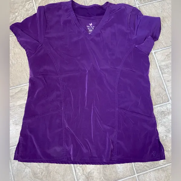 Purple Women's Scrub Set - Image 6
