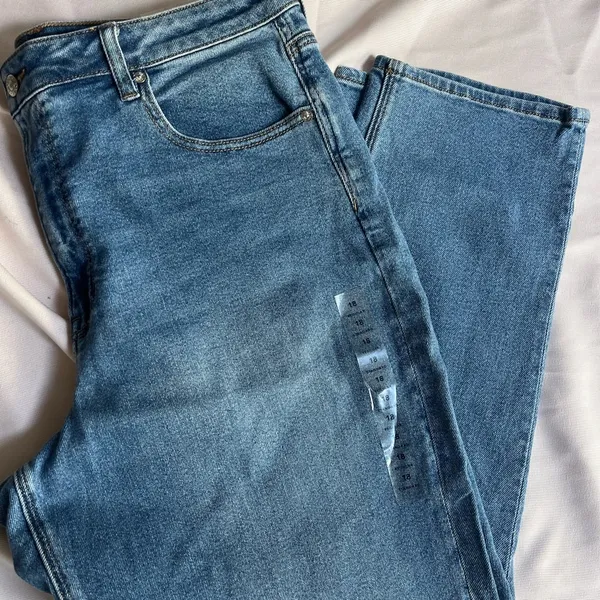American Eagle Light Blue Stretch Jeans - Image 12