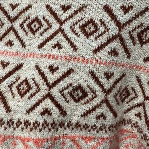American Eagle Mock Neck Christmas Sweater Size S - Image 5
