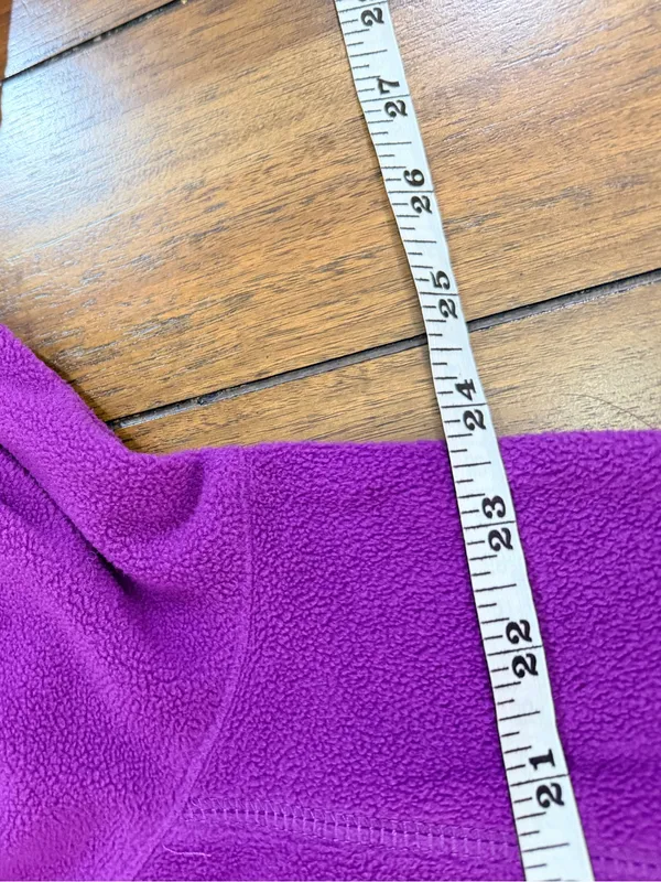 Columbia Women 1X Purple Fleece 1/4 Zip Pullover Glacial Mock Neck Sweater Top - Image 4