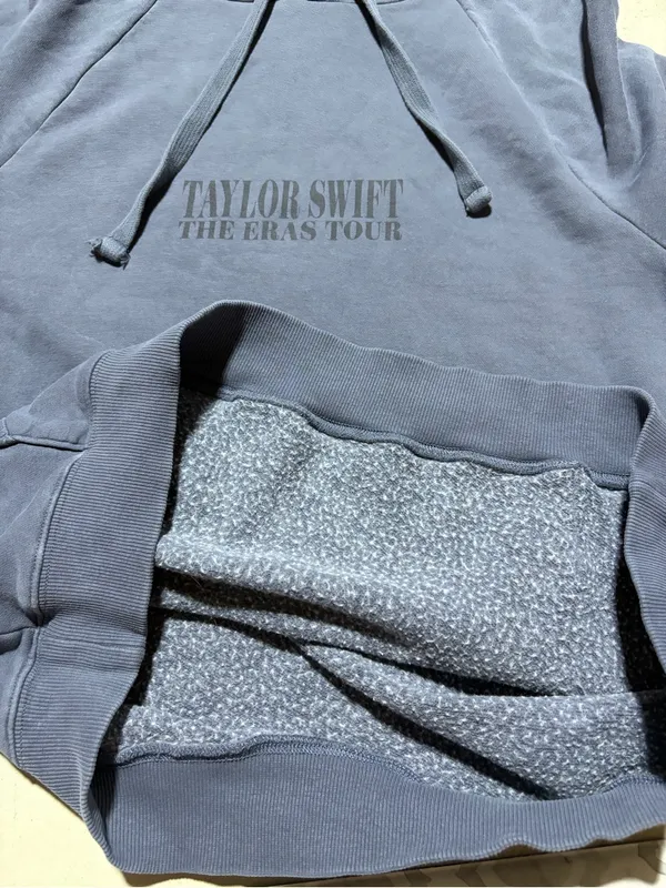 Taylor Swift washed Blue Pullover Hoodie The Eras Tour 23-24 large - Image 8
