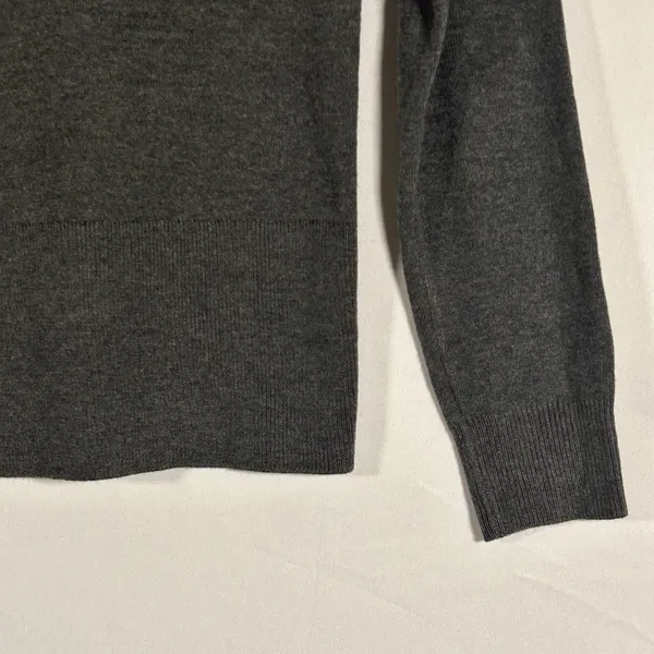Arach Cloz Cozy Cloud Minimalist Mock Neck Knit Sweater Charcoal Gray Small‎ NWT - Image 6